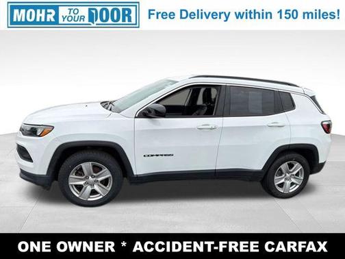 Bright White Clearcoat 2022 Jeep Compass Latitude