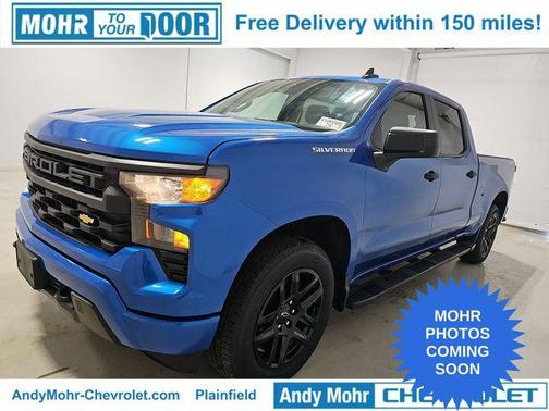 Glacier Blue Metallic 2023 Chevrolet Silverado 1500 Custom