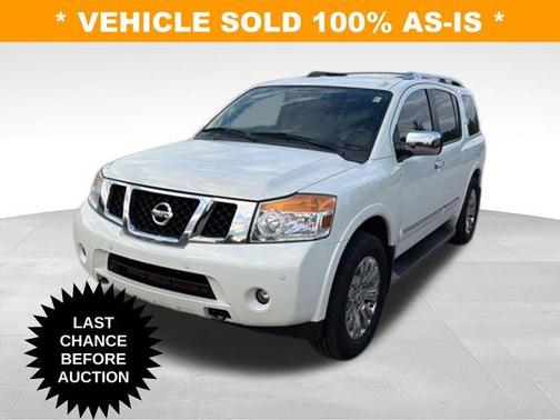 Pearl White 2015 Nissan Armada Platinum