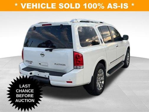 Pearl White 2015 Nissan Armada Platinum