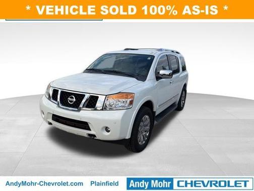 Pearl White 2015 Nissan Armada Platinum