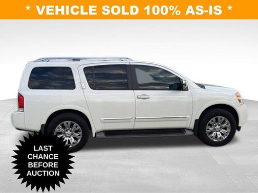Pearl White 2015 Nissan Armada Platinum