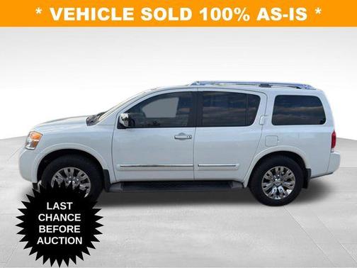 Pearl White 2015 Nissan Armada Platinum