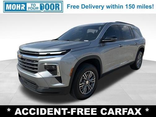 Sterling Gray Metallic 2025 Chevrolet Traverse LT