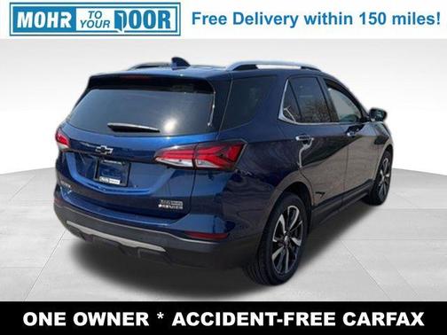 Blue 2022 Chevrolet Equinox Premier