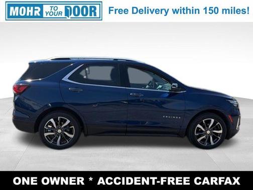 Blue 2022 Chevrolet Equinox Premier