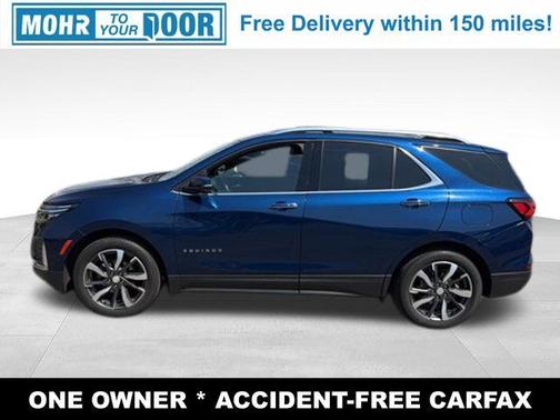 Blue 2022 Chevrolet Equinox Premier