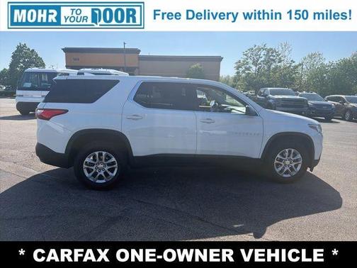 Summit White 2021 Chevrolet Traverse LS