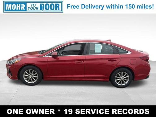 Scarlet Red 2019 Hyundai SONATA SE