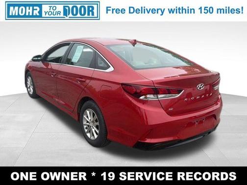 Scarlet Red 2019 Hyundai SONATA SE