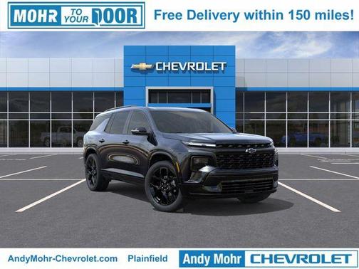 Black Metallic 2026 Chevrolet Traverse RS