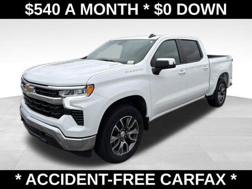 Summit White 2025 Chevrolet Silverado 1500 LT