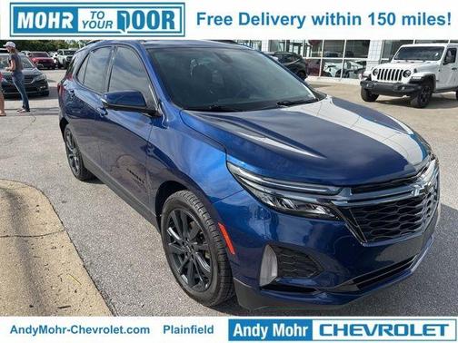Blue 2023 Chevrolet Equinox RS