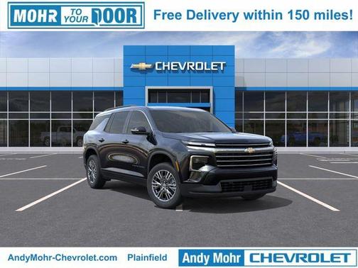 Black Metallic 2026 Chevrolet Traverse LT