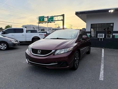 Maroon 2013 Honda Civic EX