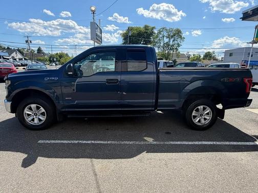 Blue 2015 Ford F-150 Lariat