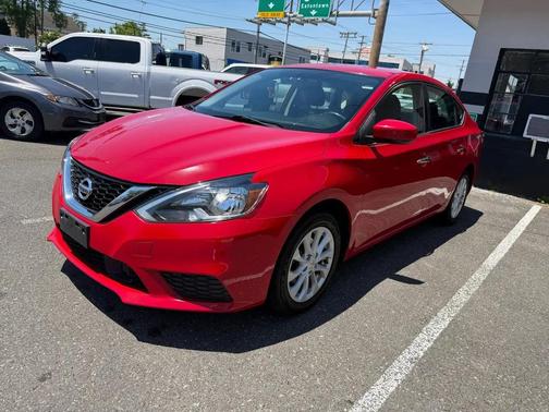 RED 2019 Nissan Sentra SV
