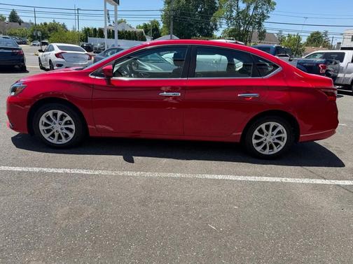 RED 2019 Nissan Sentra SV