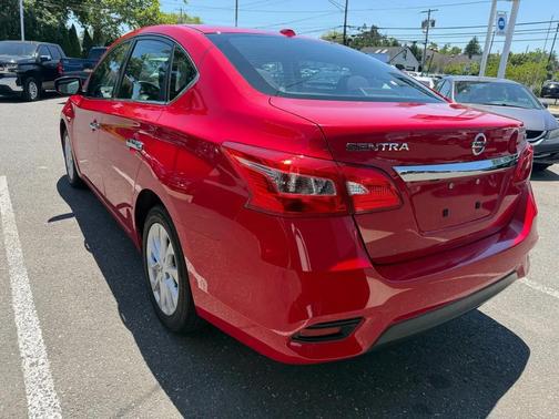 RED 2019 Nissan Sentra SV