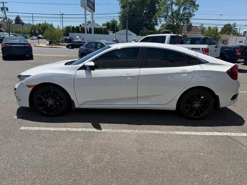 Pearl White 2020 Honda Civic LX