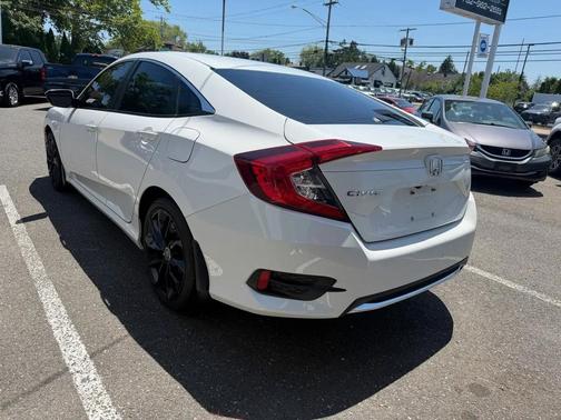 Pearl White 2020 Honda Civic LX