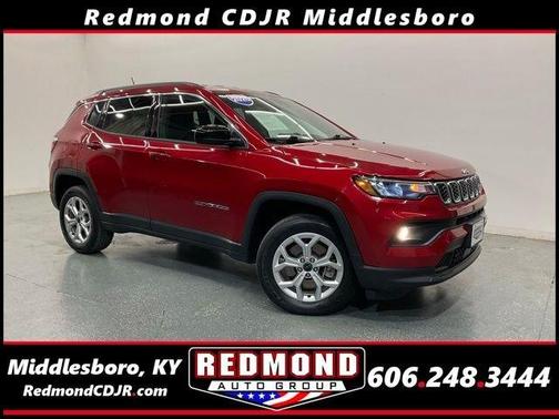 Red 2025 Jeep Compass Latitude