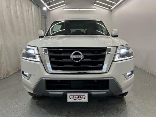 Aspen White Tricoat 2024 Nissan Armada SL