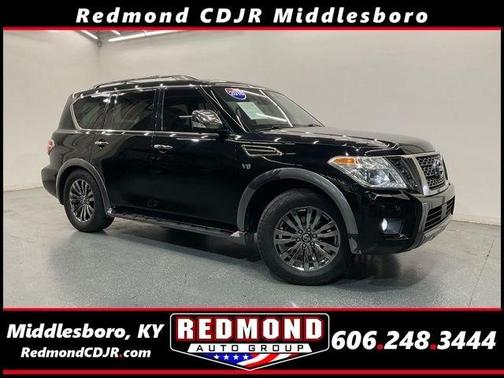 Black 2018 Nissan Armada Platinum