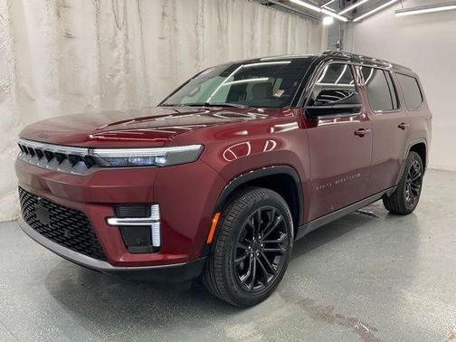 Velvet Red Pearlcoat 2026 Jeep Grand Wagoneer Summit Obsidian