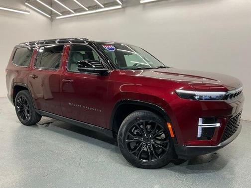 Velvet Red Pearlcoat 2026 Jeep Grand Wagoneer Summit Obsidian