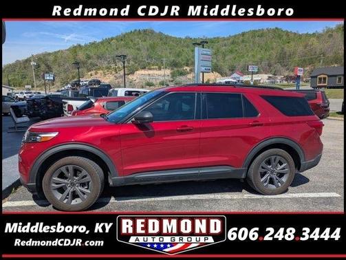 Red Metallic 2021 Ford Explorer XLT
