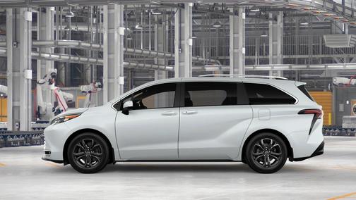 White 2026 Toyota Sienna Platinum