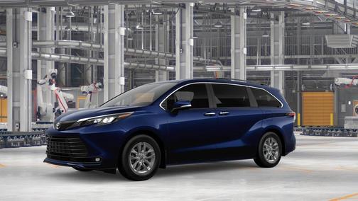 Blue 2026 Toyota Sienna XLE