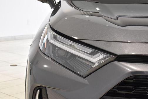 Magnetic Gray Metallic/Midnight Black Metallic 2025 Toyota RAV4 Hybrid SE