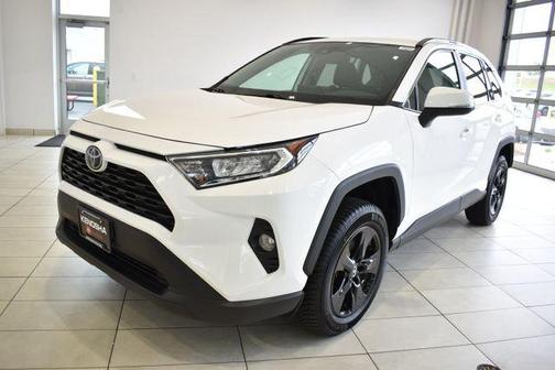 Super White 2021 Toyota RAV4 XLE