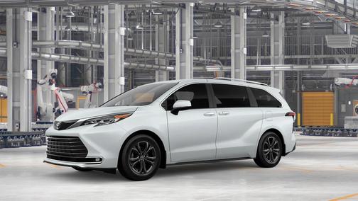 White 2026 Toyota Sienna Platinum