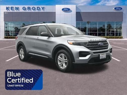 ICONIC SILVER METALLIC 2022 Ford Explorer XLT