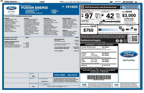 2018 Ford Fusion Energi SE Luxury