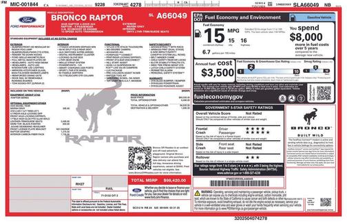 2025 Ford Bronco Raptor