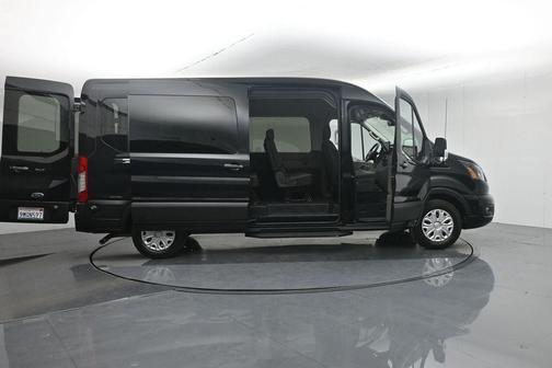 Agate Black Metallic 2024 Ford Transit-350 XLT