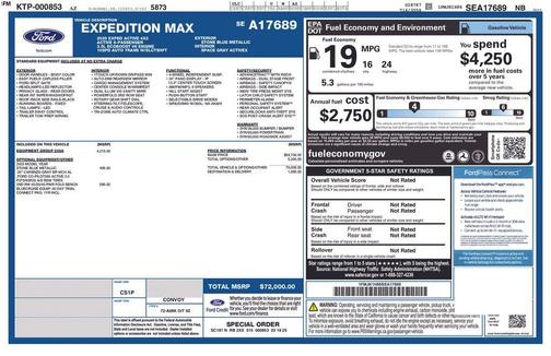 Stone Blue Metallic 2025 Ford Expedition Max Active
