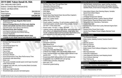 2019 GMC Yukon XL Denali