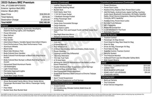2023 Subaru BRZ Premium