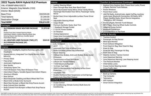 2022 Toyota RAV4 Hybrid XLE Premium
