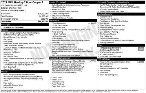 2022 MINI Hardtop Cooper S