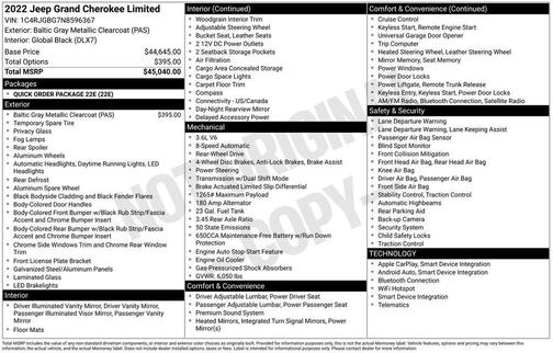 2022 Jeep Grand Cherokee Limited