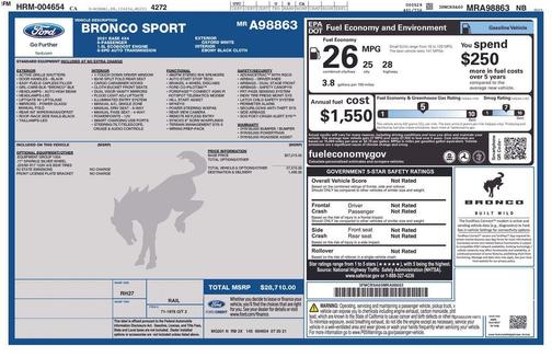 2021 Ford Bronco Sport Base