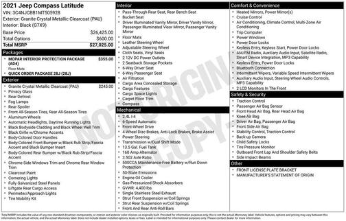 2021 Jeep Compass Latitude
