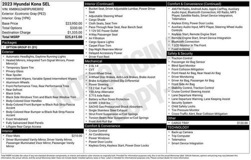 2023 Hyundai KONA SEL