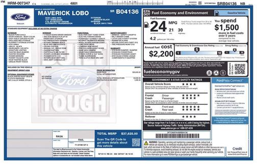 2025 Ford Maverick Lobo Standard